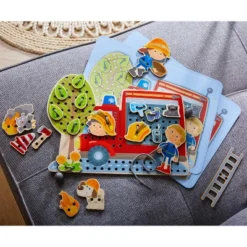 HABA Fire Engine Rescue Themed Threading Game -Haba GUEST 062bac97 98a8 4521 8d5c f8f902d44d11