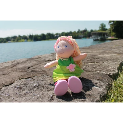 HABA Mali 12" Soft Doll With Blonde Hair, Blue Eyes And Embroidered Face 10 HABA Mali 12" Soft Doll With Blonde Hair, Blue Eyes And Embroidered Face - Image 8