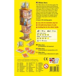 HABA Rhino Hero A Heroic Stacking Card Game For Ages 5 And Up - Triple Award Winner -Haba GUEST 0a8e0ca2 df07 471e aaf4 578811492a1b