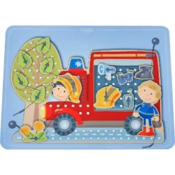 HABA Fire Engine Rescue Themed Threading Game -Haba GUEST 0deb5074 1d3f 4937 8969 642567daafd6
