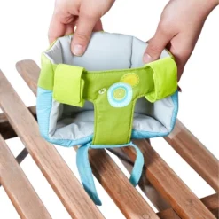 HABA Soft Doll's Bike Seat Blue & Green - Attaches To Handlebars With Hook & Loop Attachment (Scooters Trikes & Bicycles) -Haba GUEST 11dcdc3b c056 48ff a416 38cd92a581fd