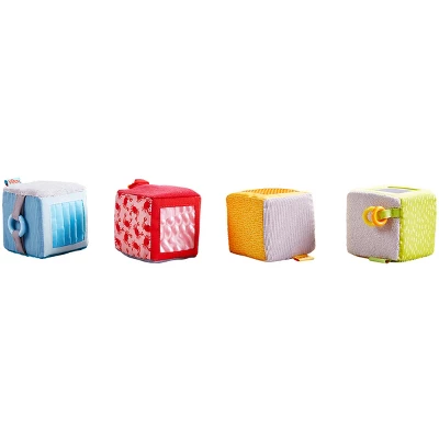 HABA Discovery Cubes Marine World - 4 Fabric Blocks To Stimulate Baby's Senses 4 HABA Discovery Cubes Marine World - 4 Fabric Blocks To Stimulate Baby's Senses - Image 2