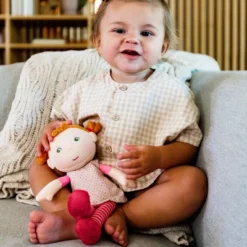 HABA Snug Up Roya - 10" Soft Doll With Fuzzy Red Pigtails And Embroidered Face -Haba GUEST 21501587 03b3 42c1 b03b 741ca9c28364