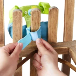 HABA Soft Doll's Bike Seat Blue & Green - Attaches To Handlebars With Hook & Loop Attachment (Scooters Trikes & Bicycles) -Haba GUEST 273b4b52 ba6d 4592 8e10 7ad76ad1636a