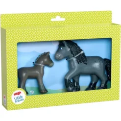 HABA Little Friends Momma And Baby Playset - Horse Cassandra And Foal Clea -Haba GUEST 33eb10a4 73bf 4688 b8d1 c239138d1d4a