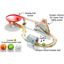 HABA Kullerbu Dragonland Ball Track Starter Set With Funnel And Tunnel -Haba GUEST 4259733f 0bf2 4aa0 b8eb 91a1791fe31e