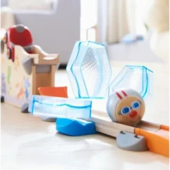 HABA Kullerbu Theme Set - Crash Test - 18 Piece Playset With Convertible Car And Stuntman Steve Ball -Haba GUEST 443483a0 fac3 45f1 9d65 f0e64f7b56d1