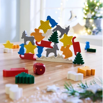 HABA Animal Upon Animal Christmas Version Wood Stacking Game (Made In Germany) 3 HABA Animal Upon Animal Christmas Version Wood Stacking Game (Made In Germany)