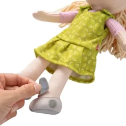 HABA Leonore 12" Soft Doll With Blonde Hair And Removable Glasses (Machine Washable) -Haba GUEST 4c701139 90de 4841 95df 607df77cd563