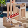 HABA Ball Track Large Basic Set - 42 Piece Wooden Marble Run For Beginner To Expert Architects(Made In Germany)