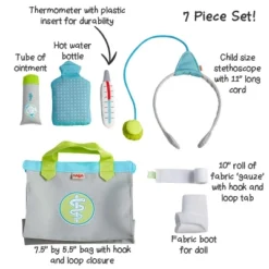 HABA 8 Piece Pretend Play Doll-Sized Pretend Play Doctor Set -Haba GUEST 52d6d5d2 5d18 4f52 8c33 558ffcdb50b0