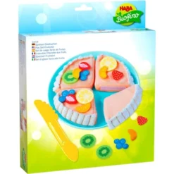 HABA Fruit Cake (Felt With Plastic Plate And Knife) -Haba GUEST 5be68a5b feff 46f5 80c1 cb97cc8dacc8