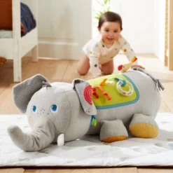 HABA Discovery Elephant - Oversized Plush Sensory Activity Toy For Baby Nursery's - Ages 6 Months + -Haba GUEST 5eaf5ff9 f5ce 484d acda 499dfa96b919