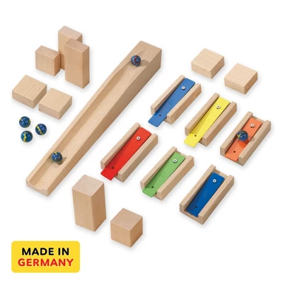 HABA Melodious Building Bricks - Wooden Marble Run Accessory 4 HABA Melodious Building Bricks - Wooden Marble Run Accessory - Image 2