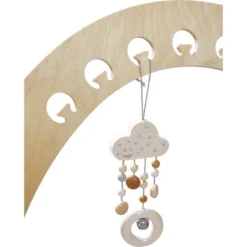 HABA Dangling Cloud Figure Dots - Attaches To Play Gym, Car Seat And Stroller -Haba GUEST 7be02f36 153f 42de abd6 4155356c42aa