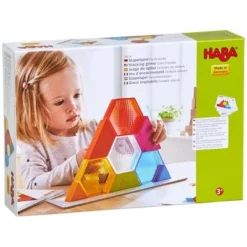 HABA Stacking Game Color Crystals With 12 Template Cards (Made In Germany) -Haba GUEST 884fedbe 89f0 4499 9ffe e8697b1c4dea