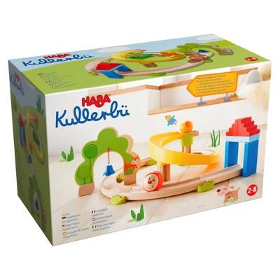 HABA Kullerbu Spiral Track - 26 Piece Wood & Plastic Ball Track Set 9 HABA Kullerbu Spiral Track - 26 Piece Wood & Plastic Ball Track Set - Image 7