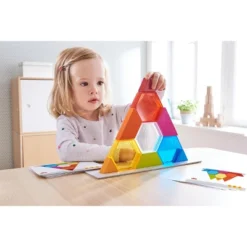 HABA Stacking Game Color Crystals With 12 Template Cards (Made In Germany) -Haba GUEST 899b5232 40e3 462b b3ec 1b1c877d7919