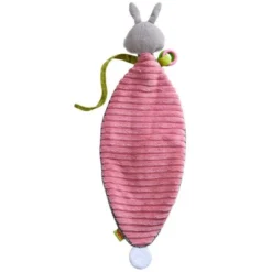 HABA Cuddly Bunny Hops Snuggly Lovey Baby Blankie