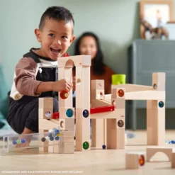 HABA Ball Track Large Basic Set - 42 Piece Wooden Marble Run For Beginner To Expert Architects(Made In Germany) -Haba GUEST 90030ac2 32bb 4fea 9127 d6b069cc8e2e