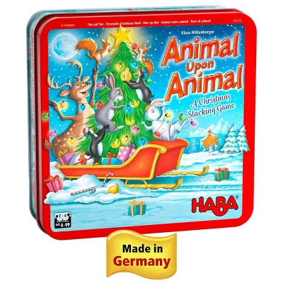 HABA Animal Upon Animal Christmas Version Wood Stacking Game (Made In Germany) 9 HABA Animal Upon Animal Christmas Version Wood Stacking Game (Made In Germany) - Image 7