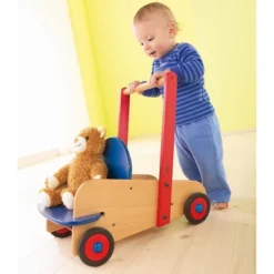 HABA Walker Wagon - First Push Toy With Seat & Storage -Haba GUEST a62d5ead 72c6 4684 96a9 d921e7549272