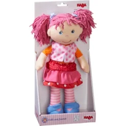HABA Lilli-Lou 12" Soft Doll With Pink Hair -Haba GUEST ab0b14d7 dff6 4f65 86df 1e23c7e44b3f