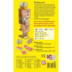HABA Rhino Hero A Heroic Stacking Card Game For Ages 5 And Up - Triple Award Winner -Haba GUEST ad2d1f5e e823 4db1 8db2 1f76229e9ded