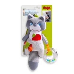 HABA Willie The Raccoon Soft Dangling Figure - For Car Seats, Strollers, Playpens -Haba GUEST b65c302e d2a8 44cf afb4 5989c4e56170
