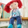 HABA Dress Set Jeans - Denim Pants And Blue Shirt For HABA 12" Soft Dolls -Haba GUEST c0887eeb 1901 4ea4 946a 3703474a4235