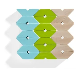 HABA Varius Building Blocks With Pattern Cards (Made In Germany)