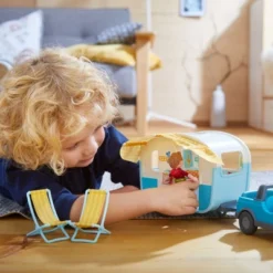 HABA Little Friends Vacation Camper Play Set