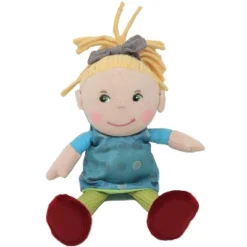 HABA Soft Doll Mirle 8" - First Baby Doll With Blonde Pony Tail