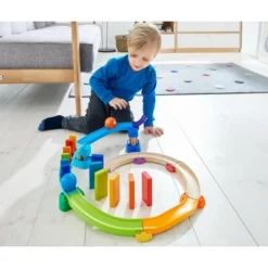 HABA Kulllerbu Kringel Domino Playset - 33 Piece Ball Track Starter Set -Haba GUEST e1b4817b 6c1b 41f6 a21b 276852812f99