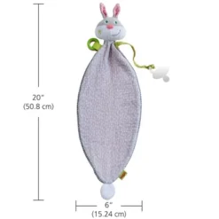 HABA Cuddly Bunny Hops Snuggly Lovey Baby Blankie -Haba GUEST e2661c2b 05c5 47ec 8db8 5ae276801189