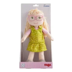 HABA Leonore 12" Soft Doll With Blonde Hair And Removable Glasses (Machine Washable) -Haba GUEST e3d8db62 c380 436b bd1e 4c7147ca71e5