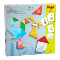 HABA Funny Faces Tangrams - Wooden Pattern Blocks (Made In Germany) -Haba GUEST fa75d533 8260 40d8 a005 1ec7fdafe4dd